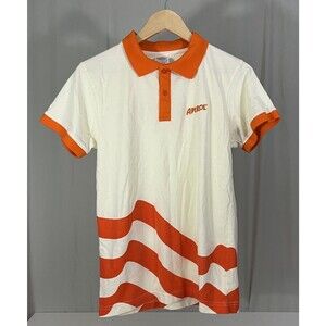 Official 2025 US Open Aperol Spritz Polo Shirt Men's S Orange White Promo Tennis